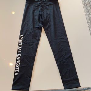 Spiritual Gangster Black Leggings
